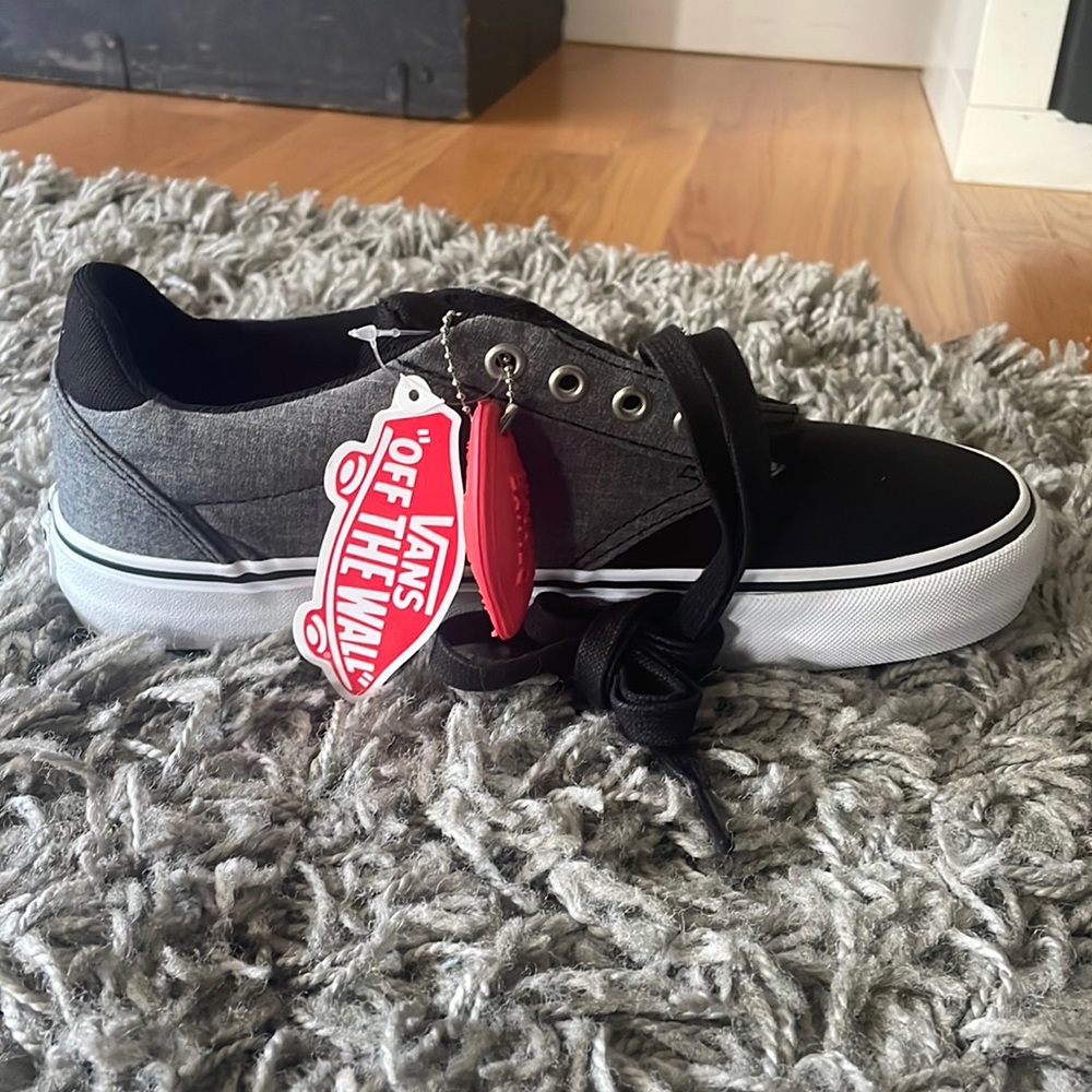 mens vans multi colored lace vans